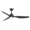 Fanco Eco Style 52inch Ceiling Fan - Black (with Light) CFFCTY3LBL