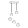 Telbix Lighting Zaha 5LT Chrome Pendant