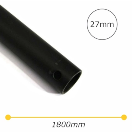 Fanco Sanctuary and Eco Style Ceiling Fan Extension Rod - 1800mm Black