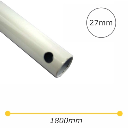 Fanco Sanctuary and Eco Style Ceiling Fan Extension Rod - 1800mm White