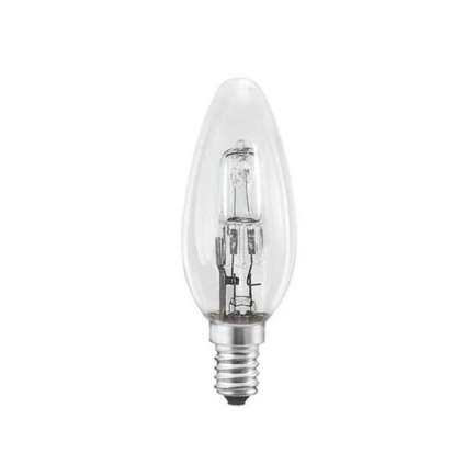 Lusion Lighting Candle 28W E14 3000K Clear Halogen Globe
