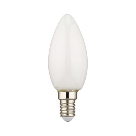 Lusion Lighting Candle 28W E14 3000K Frosted Halogen Globe