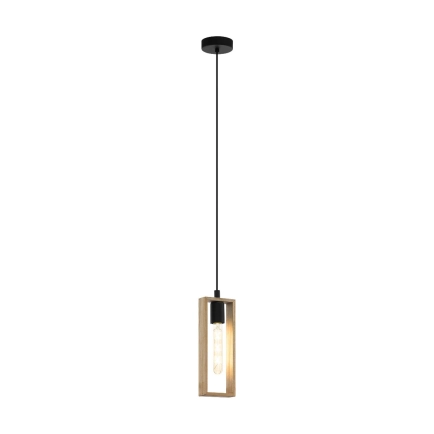 Eglo Littleton 1LT Timber Pendant light
