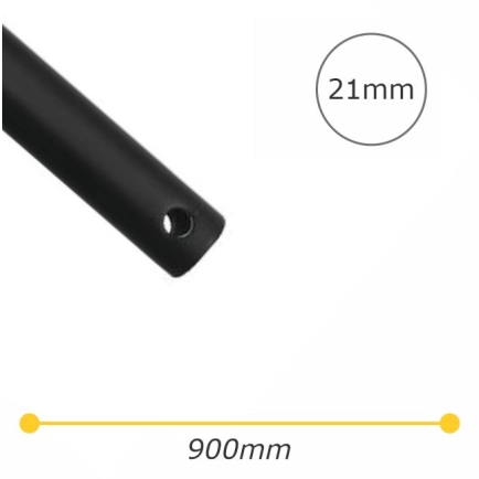 Eglo  Bondi Black & Waikiki Black Ceiling Fan 900mm Extension Rod 203631