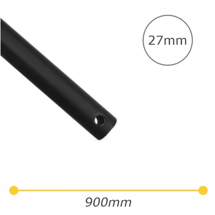 900mm Extension Rod in Black for Ceiling Fan - Eglo