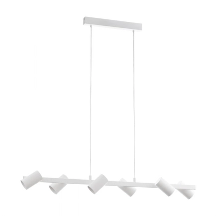Eglo Gatuela 6 Light White Pendant 98687N