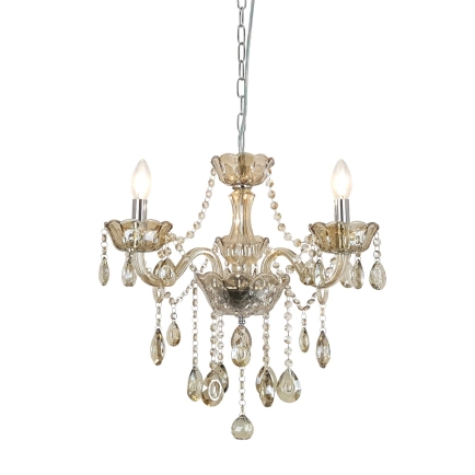 Allegra 3 Light Pendant Amber