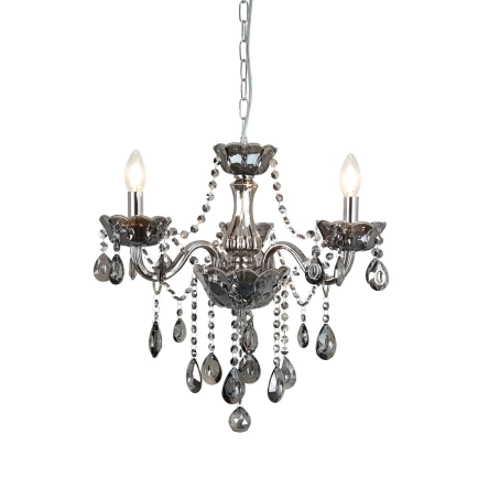 Allegra 3 Light Pendant Smoke