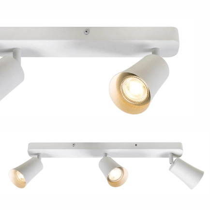 Telbix Alvey White GU-10 Spotlights - group