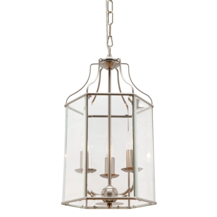 Cougar Lighting Arcadia 3 Light pendant - Satin Chrome