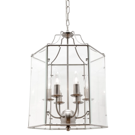 Cougar Lighting Arcadia 6lt Pendant - Satin Chrome
