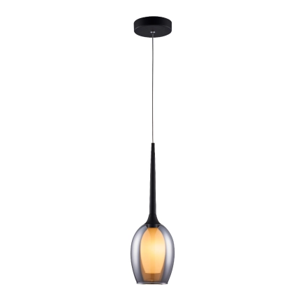 Ailia Imports Attica 1LT Smoke Pendant