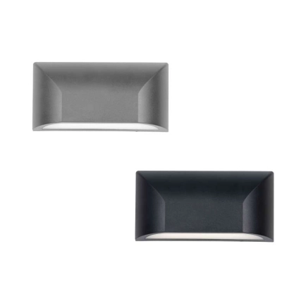 Telbix Bloc EX5 Down only wall light - Black or Silver