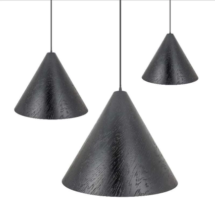 Borneo Timber Pendant lights - Black Group