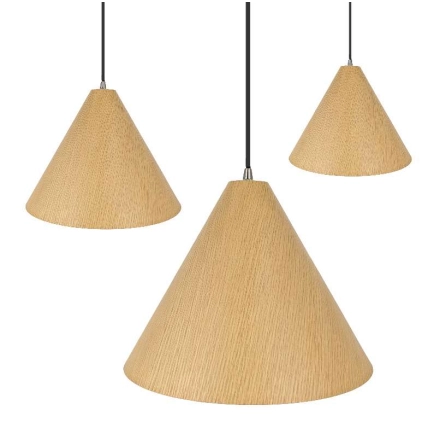 Borneo Timber Pendant lights - Natural