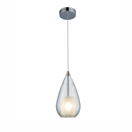 AP-1118-CLR Briana 1 Light Pendant - Clear