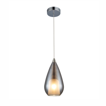 AP-1118-SMK Briana 1 Light Pendant - Smoke