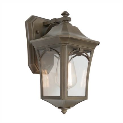 Cougar Lighting Burston Old Bronze Small and Large Coach Light