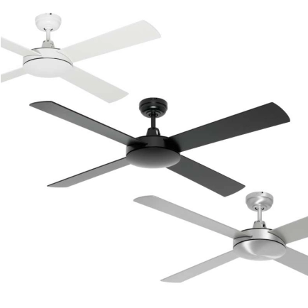 Mercator Lighting Caprice 52" Ceiling Fan - 3 Colours No Light