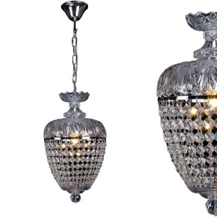 Chopin 1 Light Crystal Pendant Lode
