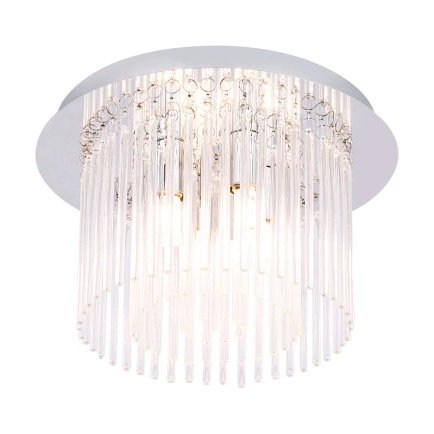 Mercator Lighting Clarence Crystal Ceiling Light 4LT