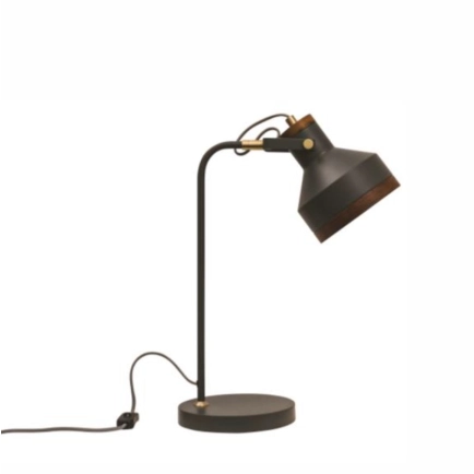 A82211 Clinton Table Lamp Dark Grey