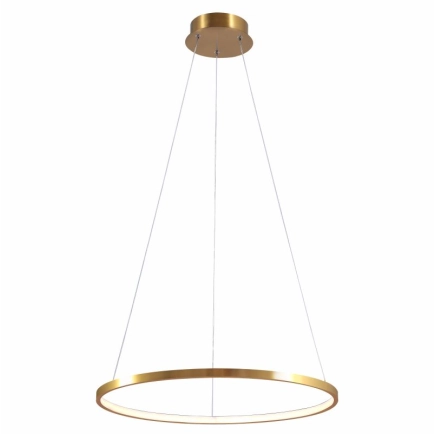 Ailia Imports Brushed Brass LED Pendant Light - 2 sizes