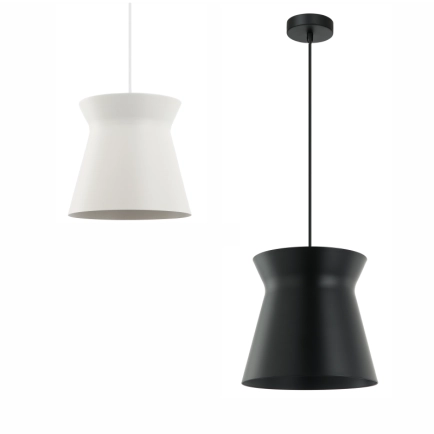 CLA Diablo 1 LT Metal Pendant Light  - Black and White