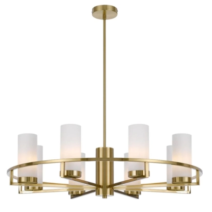 Telbix Eamon 8 Light Brushed Brass Pendant Light 