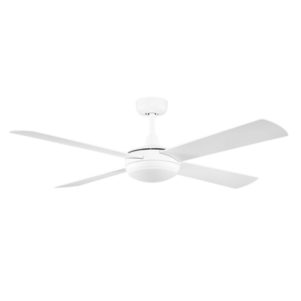 Fanco Eco Silent Deluxe 52inch Ceiling Fan White with LED Light