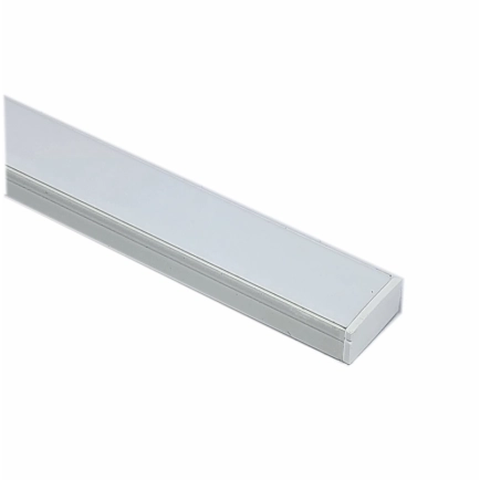 EXT-002 Surface mounted Aluminium Extrusion - White / Opal
