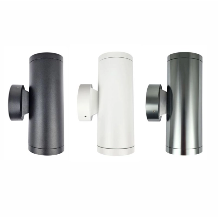 Ailia Imports Force 2 x 12watt LED Up / Down Pillar Lights