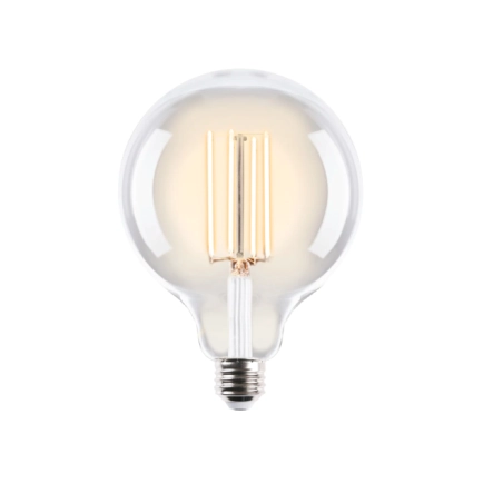 Mercator Lighting G125 Sphere 7.5W E27 2700K Clear Dimmable LED Globe