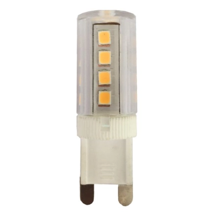 G9 3watt LED Globe - 3000K warm white