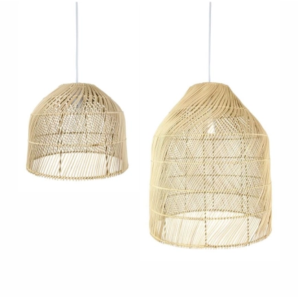 Ailia Imports - Hazel Natural Cane pendant lights