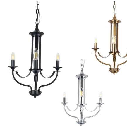 Hoodshire 3 Light Candelabra style pendant