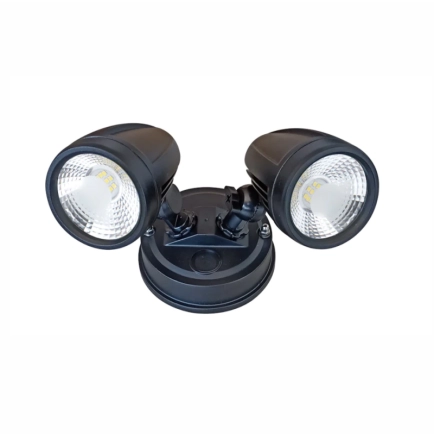 Telbix Lighting Illume 2lt Black Floodlight