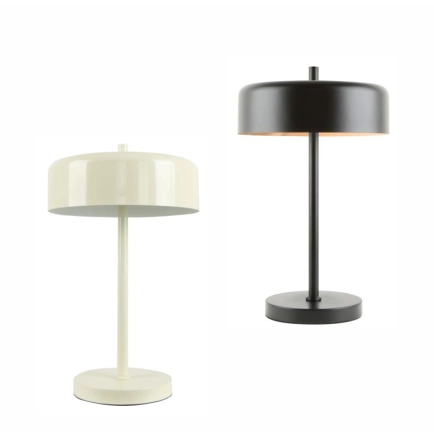 Cla Lighting Kello Table Lamps - Black and Cream Colour options
