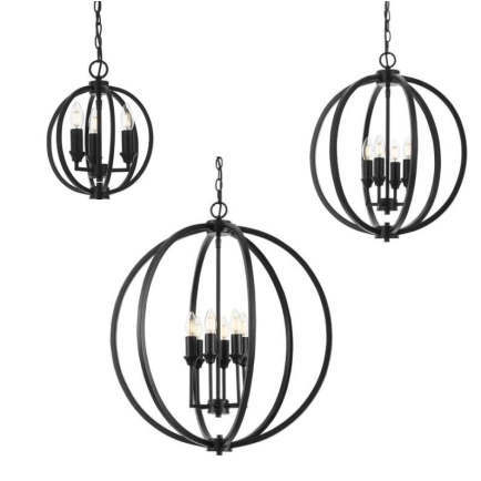 Kendall Black Pendant Lights