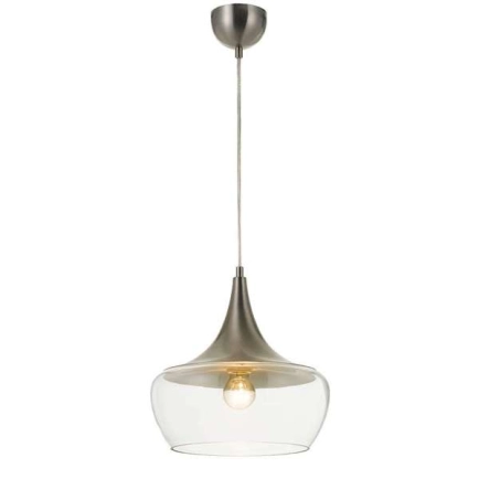 Telbix Lighting Landy Nickel/Clear Pendant Light