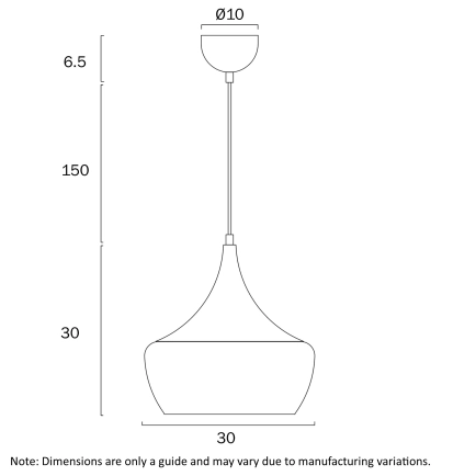 Telbix Lighting Landy Pendant Light Dimensions