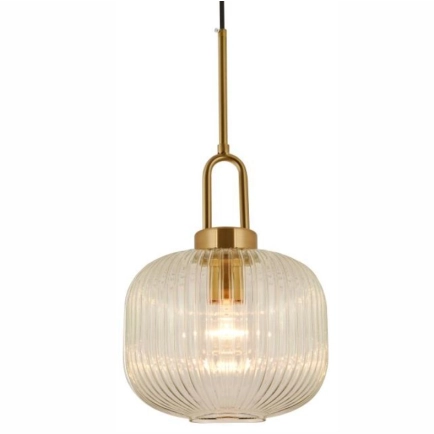 Lode Lighting Main 1 Light Satin Brass Pendant Light 