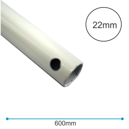 600mm Ceiling Fan Extension Rod - White