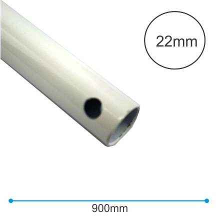 900mm Ceiling Fan Extension rod - White