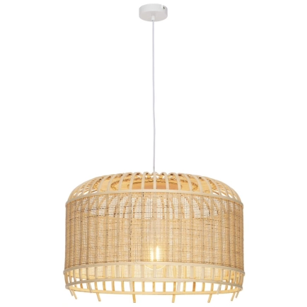 Mercator Sefina 600mm Large Natural bamboo pendant light MPLS533L