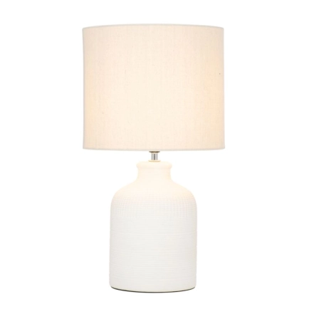 Mercator Maidstone White Porcelain Table Lamp