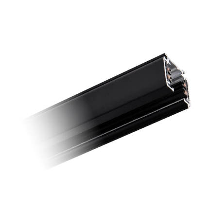 Unios Lighting 3000mm 3 Circuit Track Black