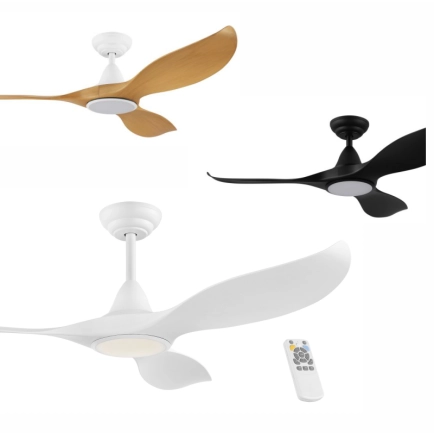 Eglo Lighting Noosa 52" and 60" Ceiling Fan 3 Colours No Light