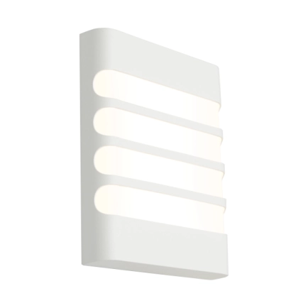 Cougar Lighting Odessa White Grill LED Wall Light 