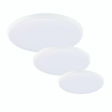 Eglo Ollie Round White Oyster Light - 3 sizes